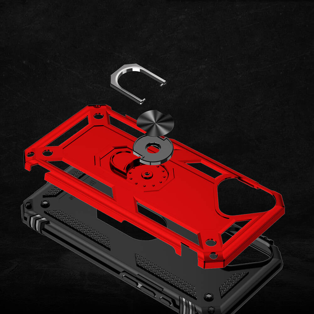 Apple iPhone 16 Kılıf Zore Vega Kapak Kırmızı