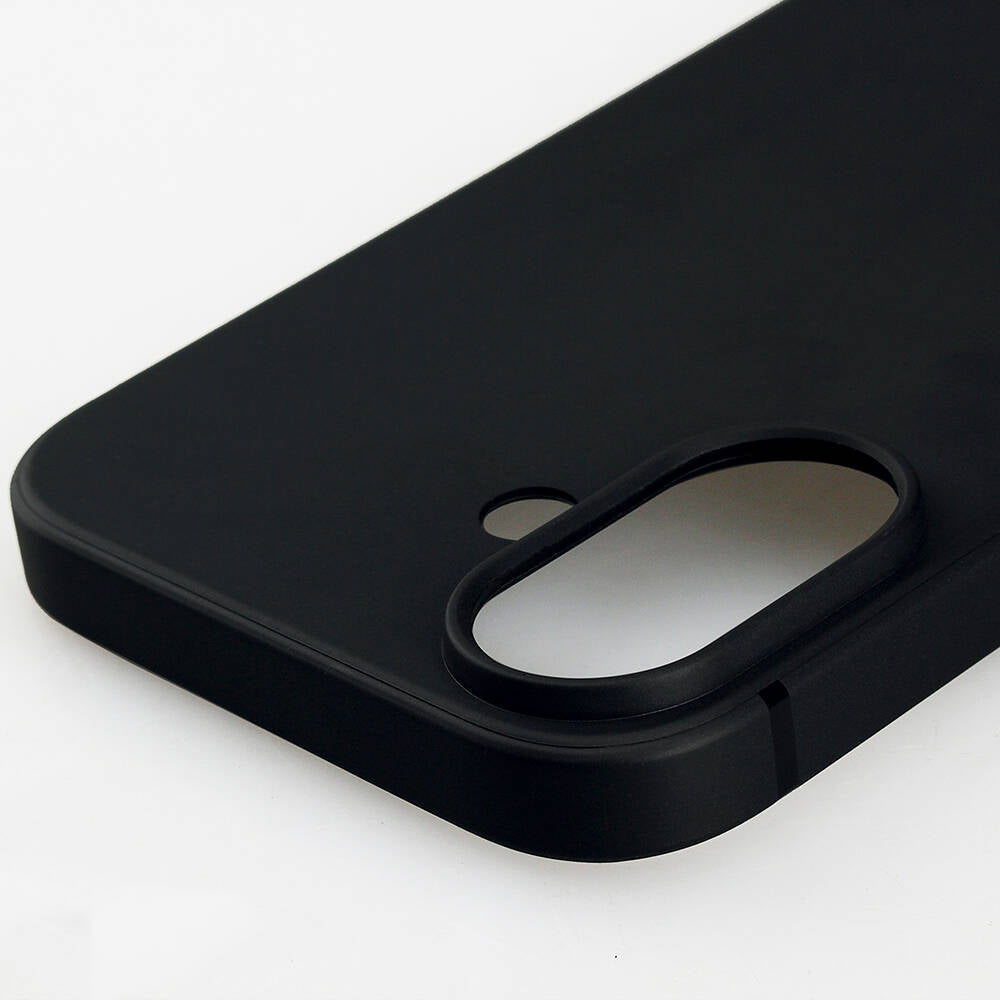 Apple iPhone 16 Plus Kılıf Zore İmax Silikon Siyah