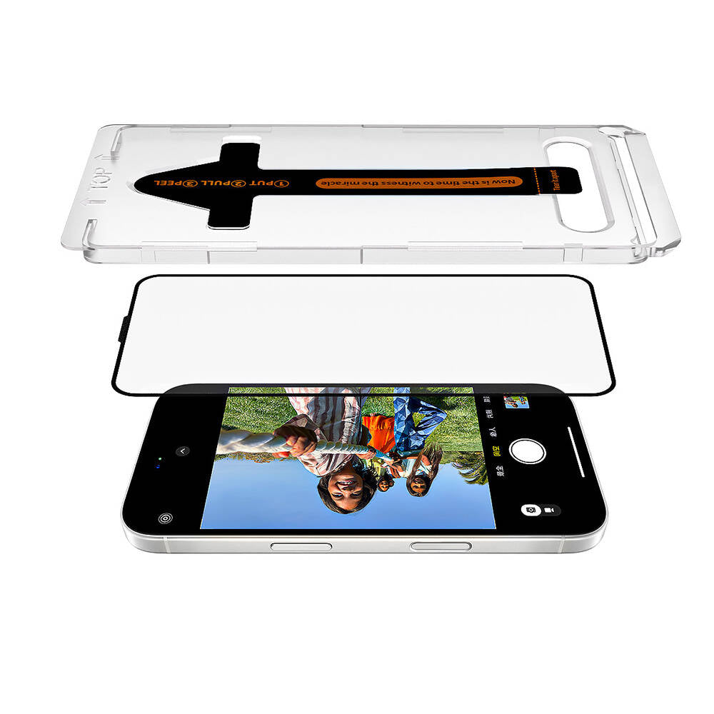 Apple iPhone 16 Plus Zore Süper Fast Temperli Ekran Koruyucu Şeffaf