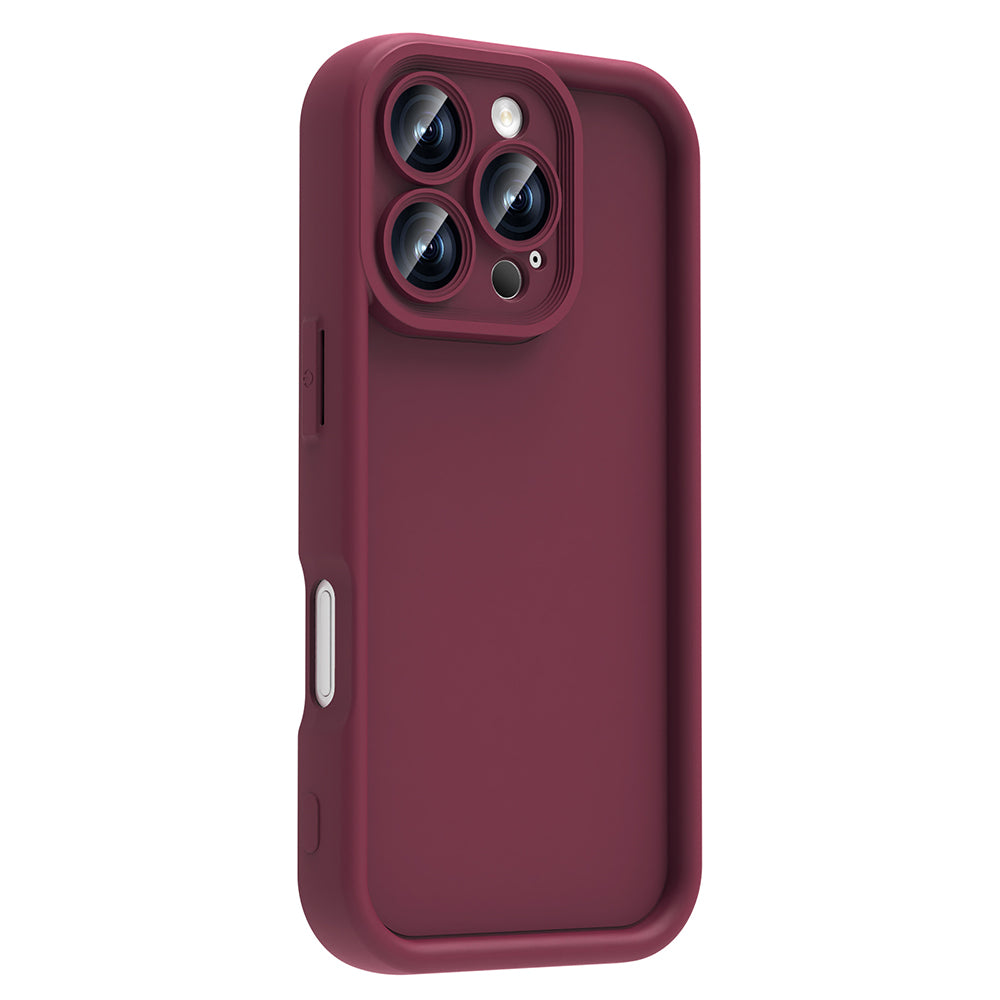 Apple iPhone 16 Pro Kılıf Kamera Korumalı Zore Ananas Kapak Pembe