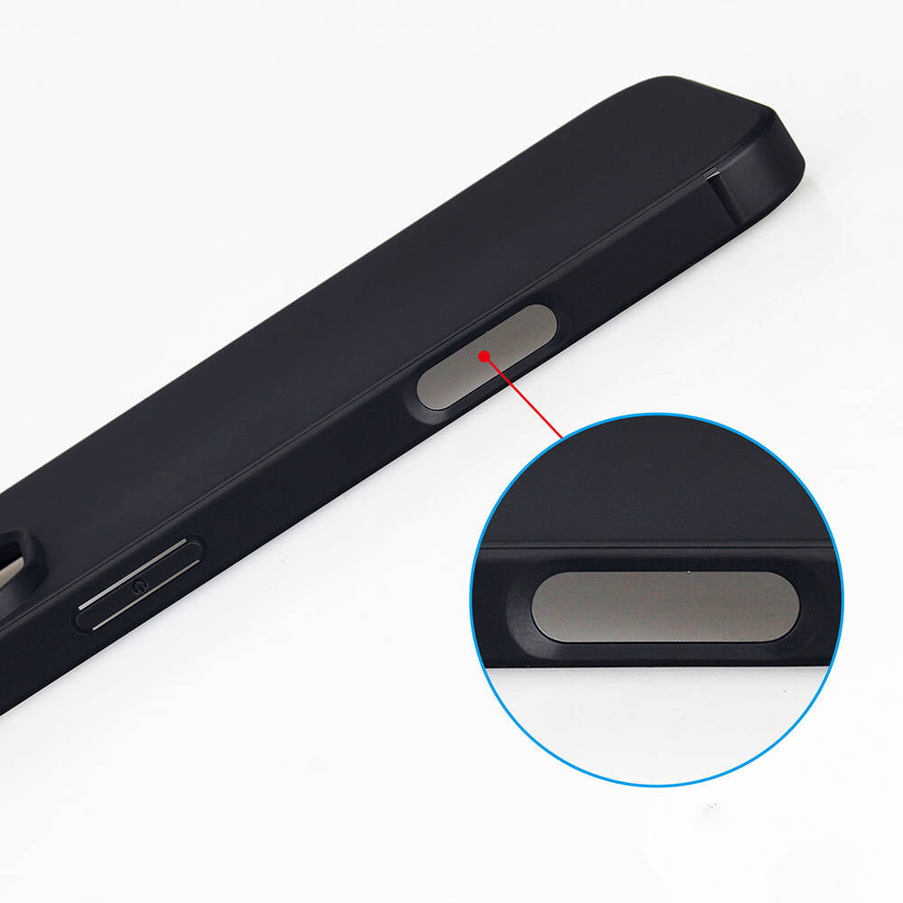 Apple iPhone 16 Pro Kılıf Zore İmax Silikon Siyah