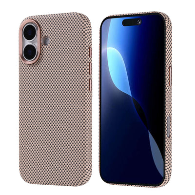 Apple iPhone 17 Kılıf M-safe Şarj Özellikli Karbon Fiber Görünümlü Zore Nekst Kapak Lacivert