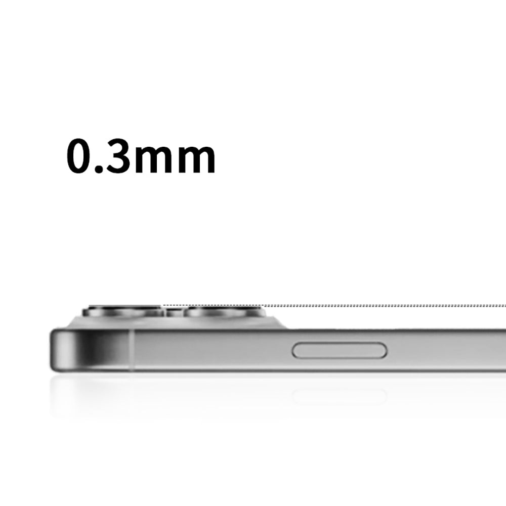 Apple iPhone 17 Pro Zore Mikro Kamera Lens Koruyucu Gri