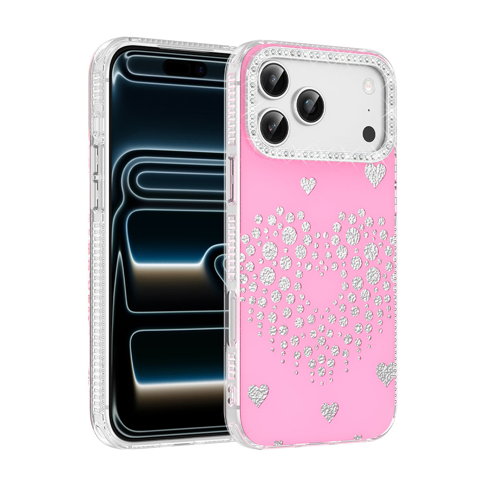 Apple iPhone 18 Pro Kılıf Damla Taşlı Zore Rivas Sert PC Kapak