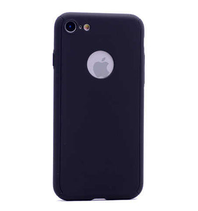 Apple iPhone 5 Kılıf Zore 360 3 Parçalı Rubber Kapak Rose Gold