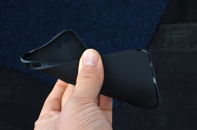 Apple iPhone 5 Kılıf Zore İmax Silikon Siyah