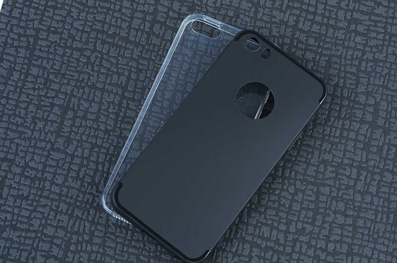 Apple iPhone 5 Kılıf Zore İmax Silikon Siyah