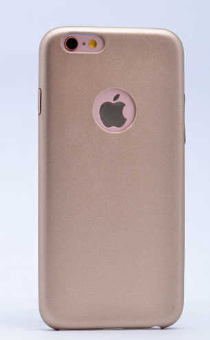 Apple iPhone 6 Kılıf Zore 1-1 Deri Soft Kapak Siyah