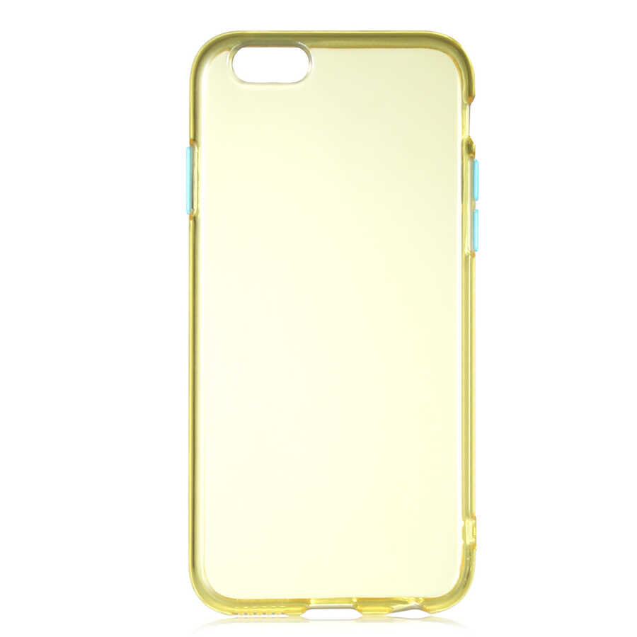 Apple iPhone 6 Kılıf Zore Bistro Kapak Sarı