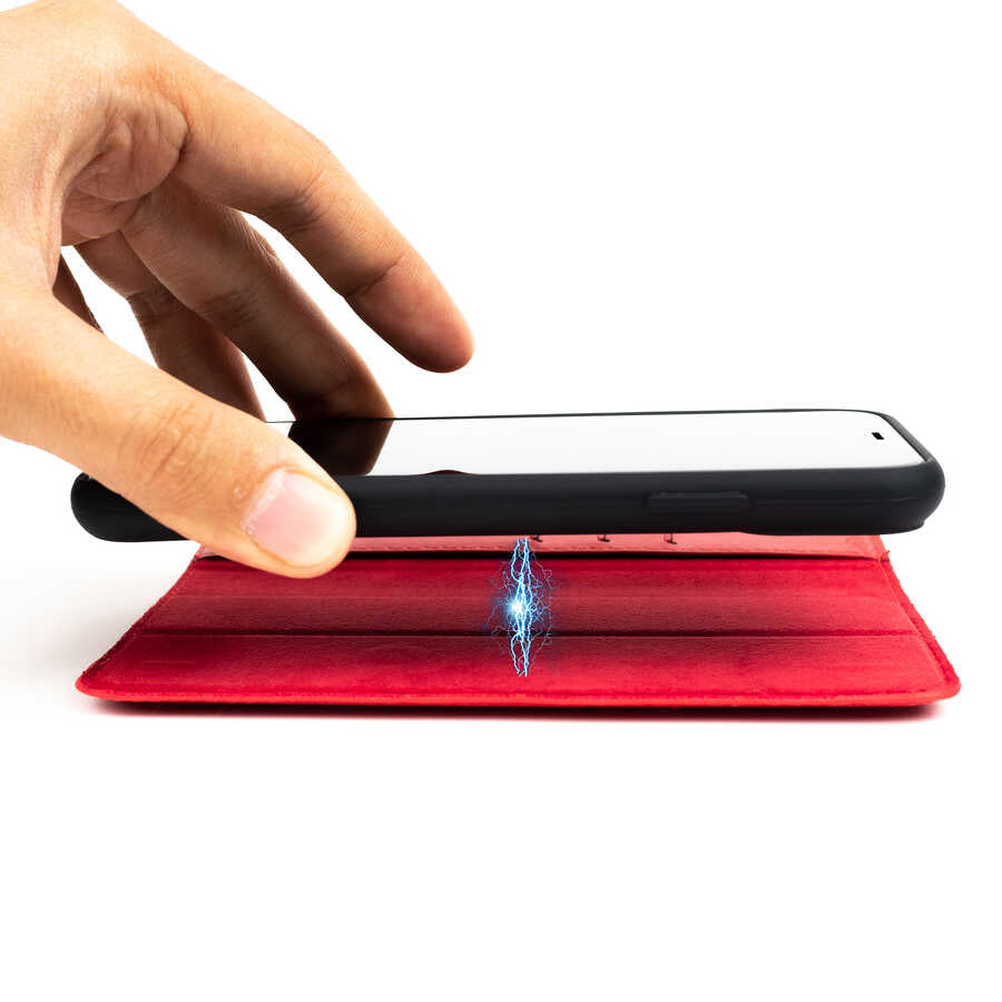 Apple iPhone 6 Kılıf Zore Hakiki Deri Multi Cüzdan Kılıf Taba