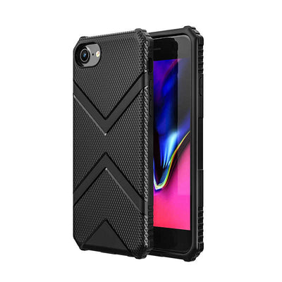 Apple iPhone 6 Kılıf Zore Hank Silikon Lacivert