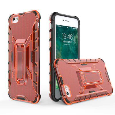 Apple iPhone 6 Kılıf Zore Klik Silikon Kırmızı