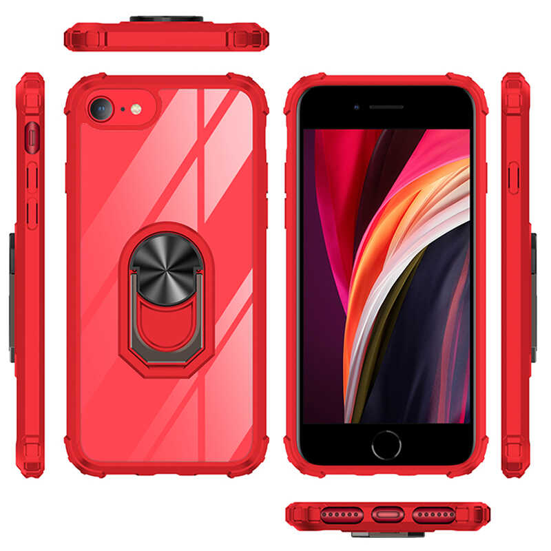 Apple iPhone 6 Kılıf Zore Mola Kapak Kırmızı