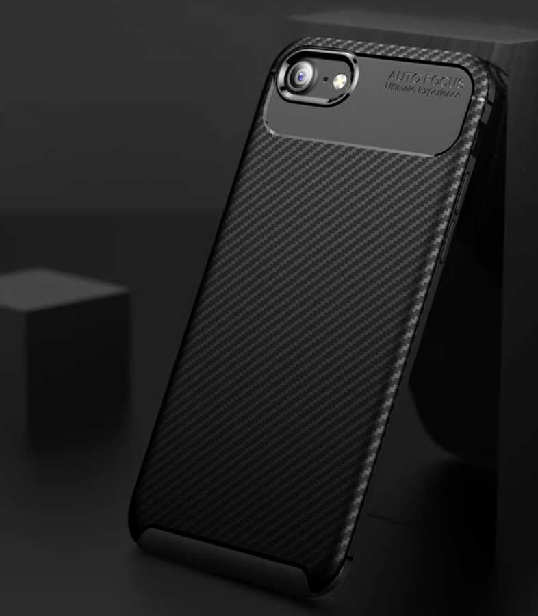 Apple iPhone 6 Kılıf Zore Negro Silikon Kapak Siyah