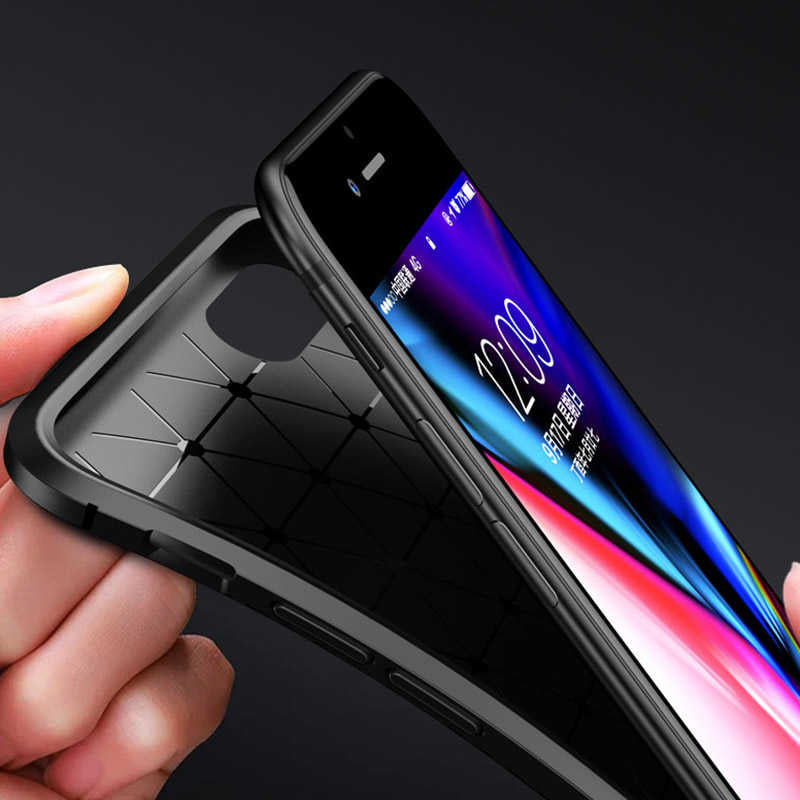 Apple iPhone 6 Kılıf Zore Negro Silikon Kapak Siyah
