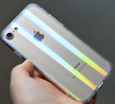 Apple iPhone 6 Kılıf Zore Rainbow Kapak Renksiz