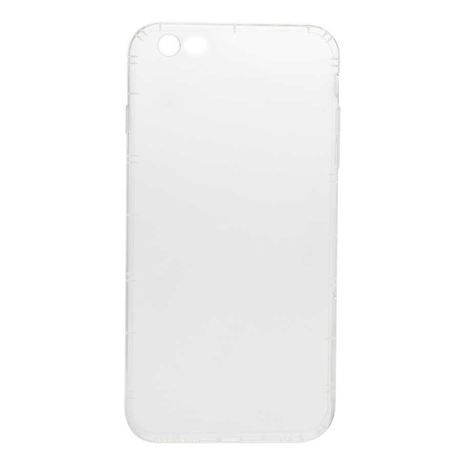 Apple iPhone 6 Plus Kılıf Zore Süper Silikon Kapak Renksiz