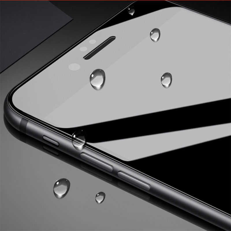 Apple iPhone 6 Zore 3D Latte Cam Ekran Koruyucu Siyah