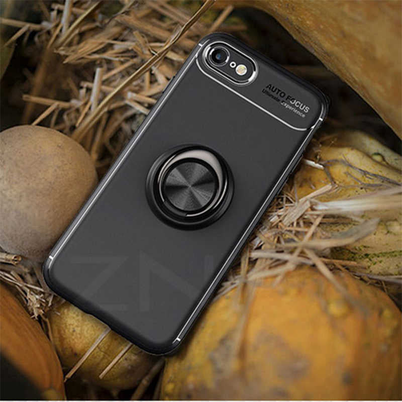 Apple iPhone 6 Kılıf Zore Ravel Silikon Kapak Siyah-Kırmızı