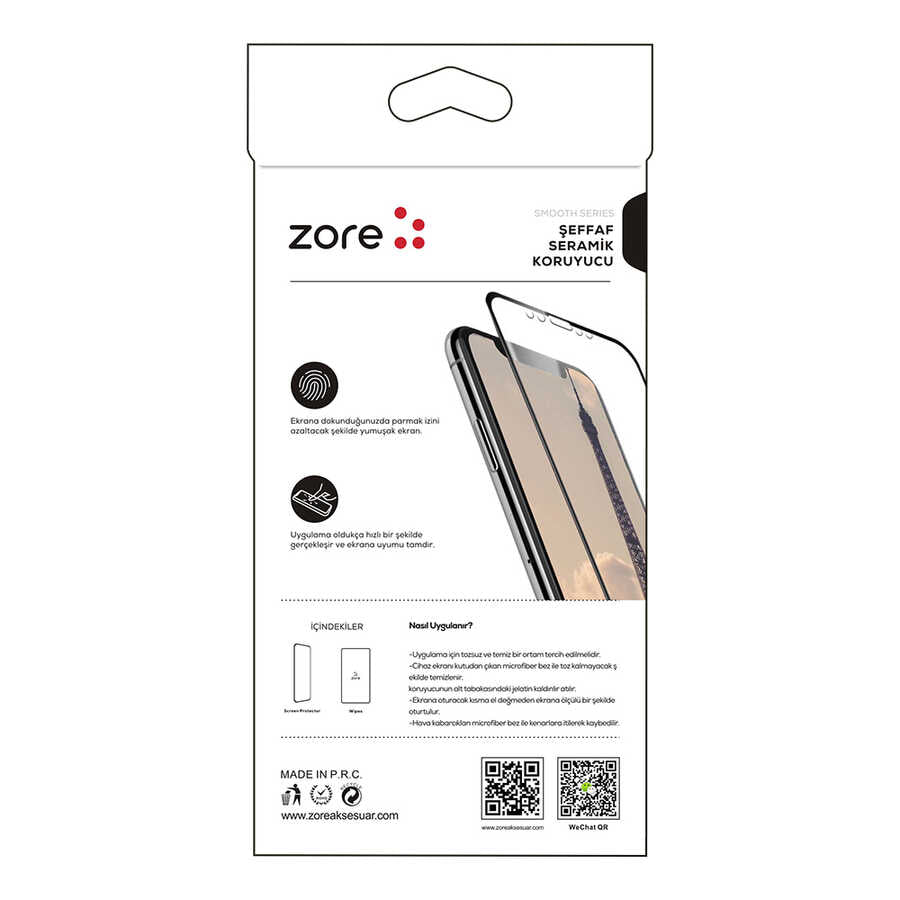 Apple iPhone 6 Zore Seramik Ekran Koruyucu Beyaz