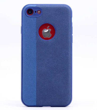 Apple iPhone 7 Kılıf Zore City Silikon Lacivert