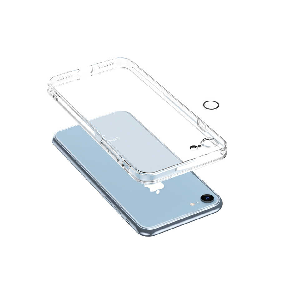 Apple iPhone 7 Kılıf Zore Fizy Kapak Renksiz