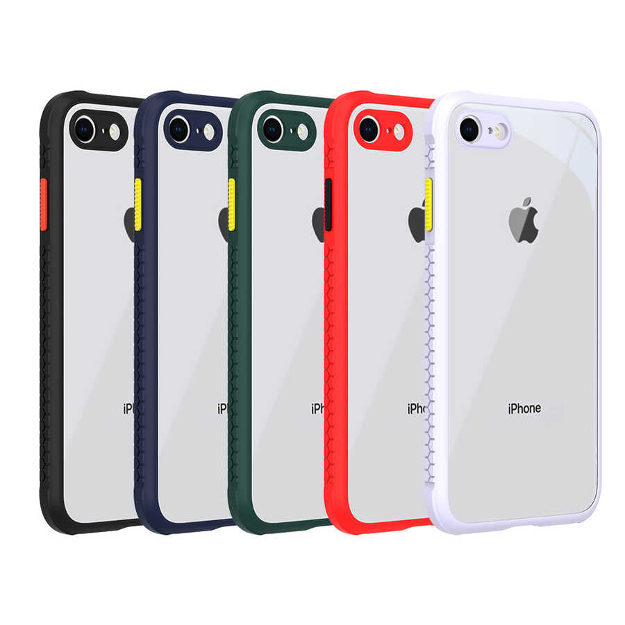 Apple iPhone 7 Kılıf Zore Kaff Kapak Koyu Yeşil