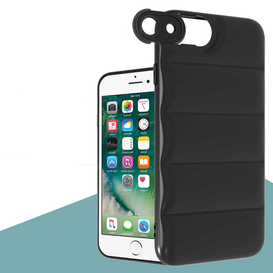 Apple iPhone 7 Kılıf Zore Kasis Kapak Beyaz