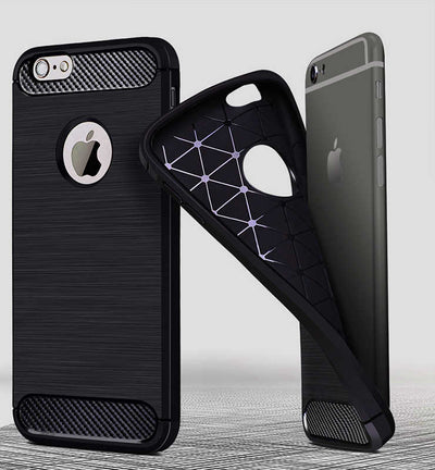 Apple iPhone 7 Kılıf Zore Room Silikon Kapak Siyah