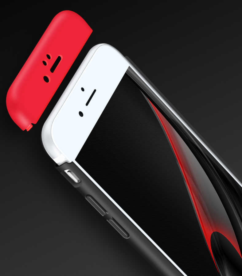 Apple iPhone 7 Plus Kılıf Zore Ays Kapak Siyah