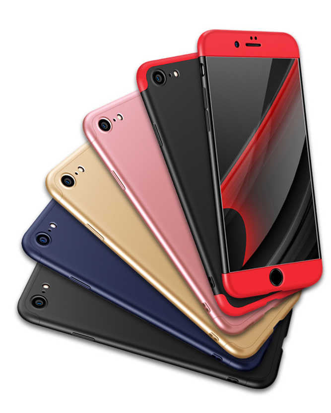 Apple iPhone 7 Plus Kılıf Zore Ays Kapak Rose Gold
