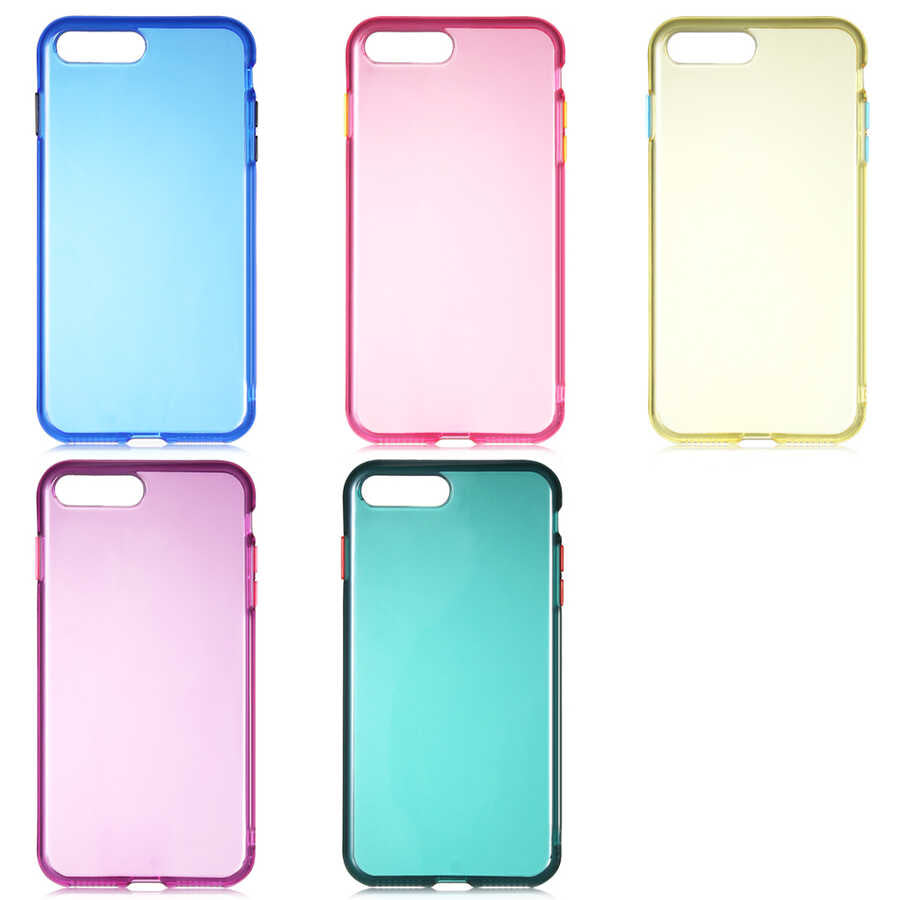 Apple iPhone 7 Plus Kılıf Zore Bistro Kapak Pembe
