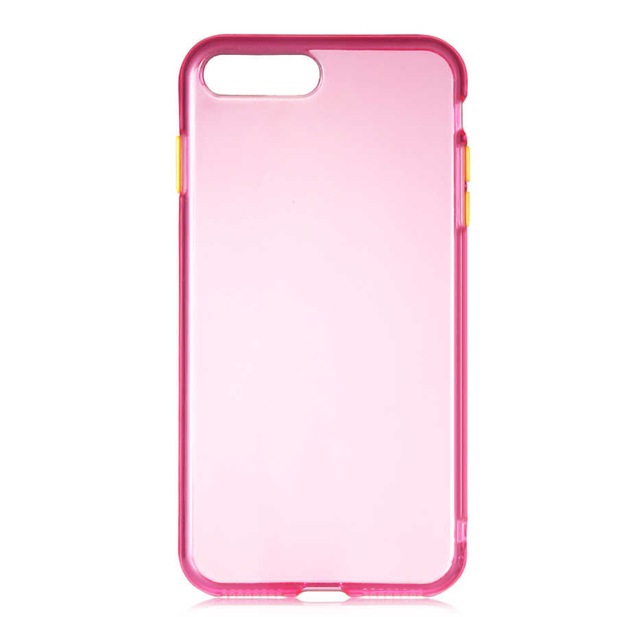 Apple iPhone 7 Plus Kılıf Zore Bistro Kapak Pembe