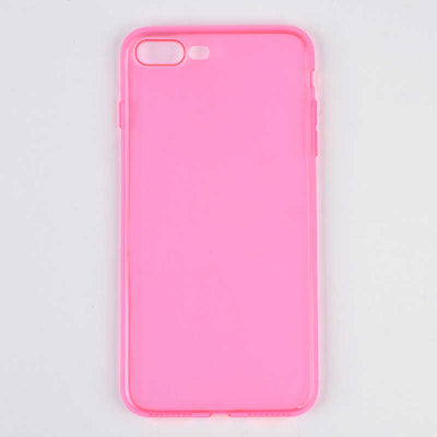 Apple iPhone 7 Plus Kılıf Zore İmax Silikon Pembe