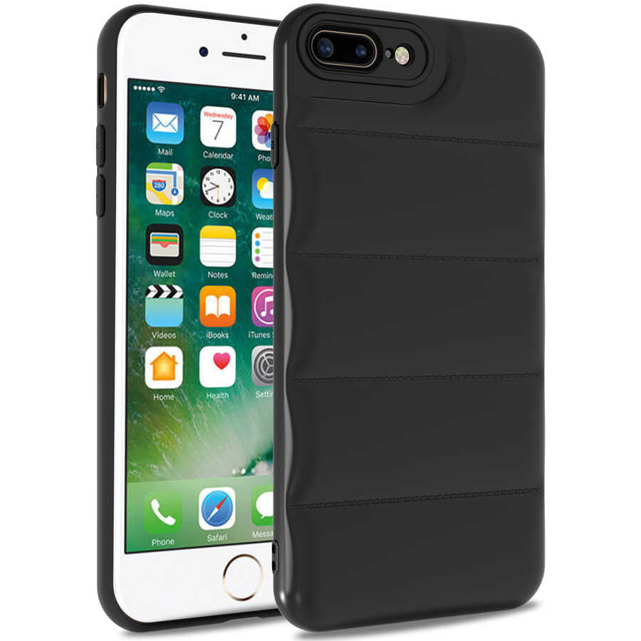Apple iPhone 7 Plus Kılıf Zore Kasis Kapak Beyaz