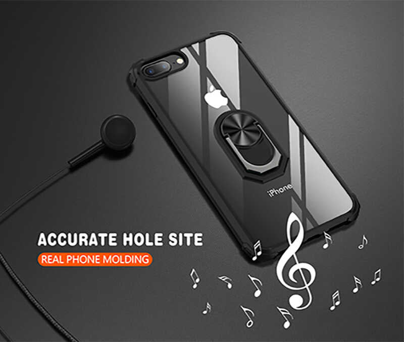 Apple iPhone 8 Plus Kılıf Zore Mola Kapak Lacivert