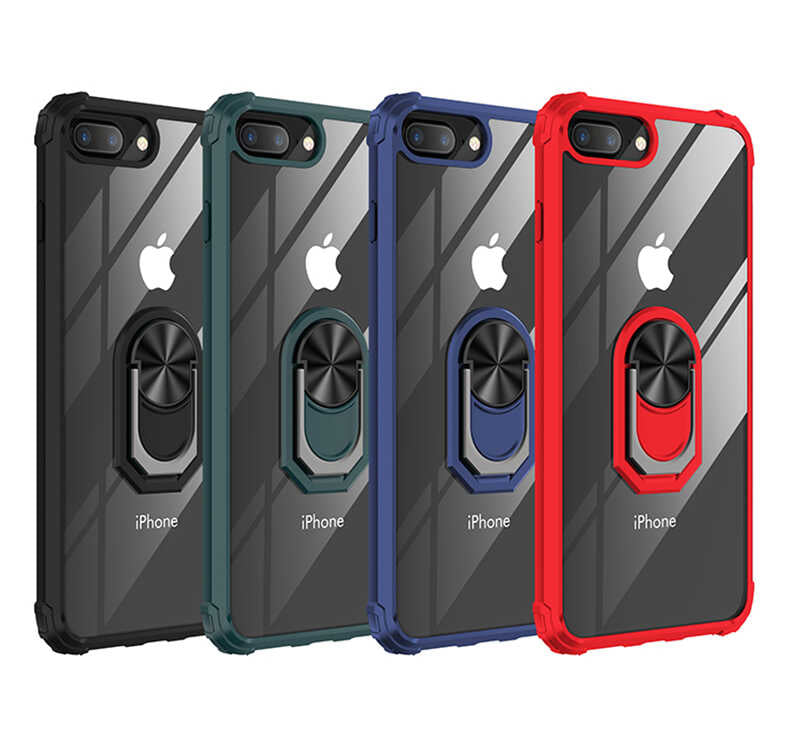 Apple iPhone 8 Plus Kılıf Zore Mola Kapak Lacivert