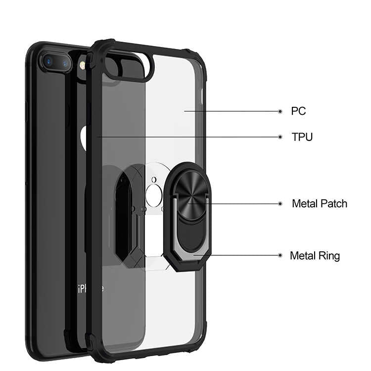 Apple iPhone 8 Plus Kılıf Zore Mola Kapak Lacivert
