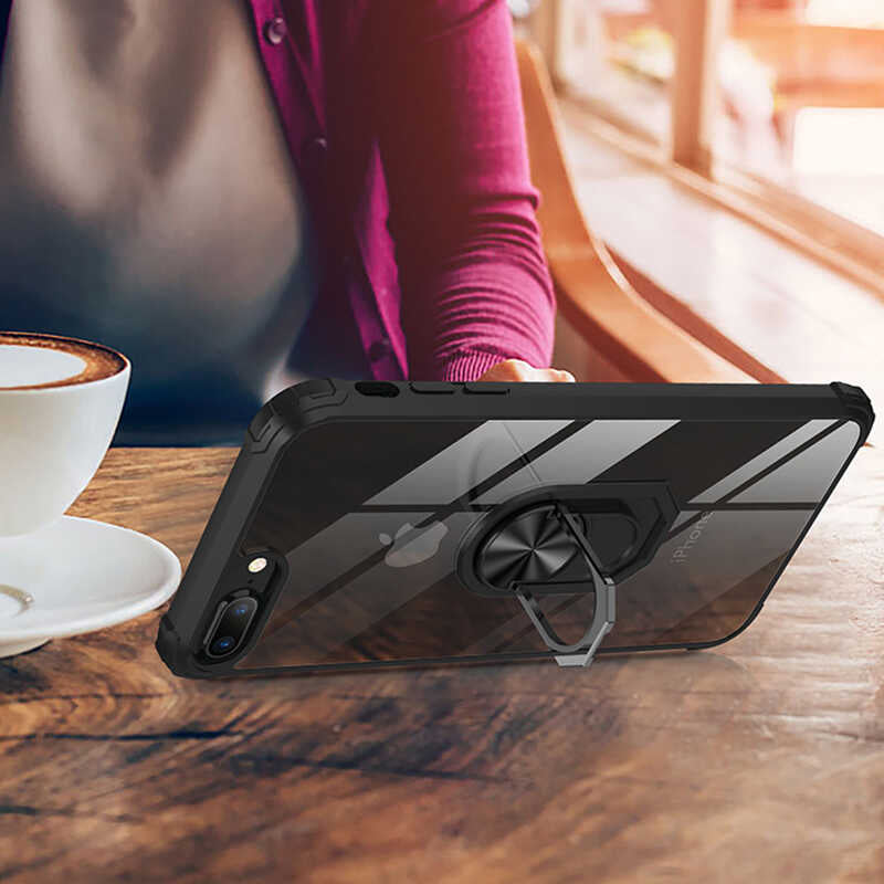 Apple iPhone 8 Plus Kılıf Zore Mola Kapak Yeşil