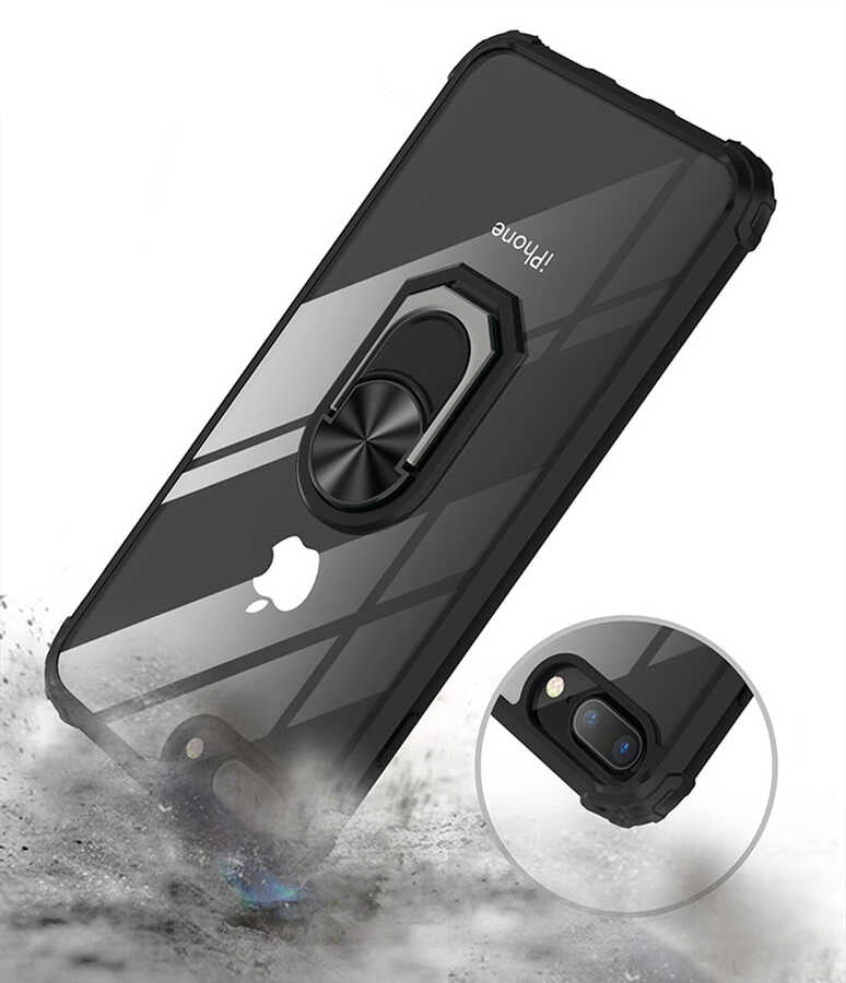 Apple iPhone 8 Plus Kılıf Zore Mola Kapak Yeşil