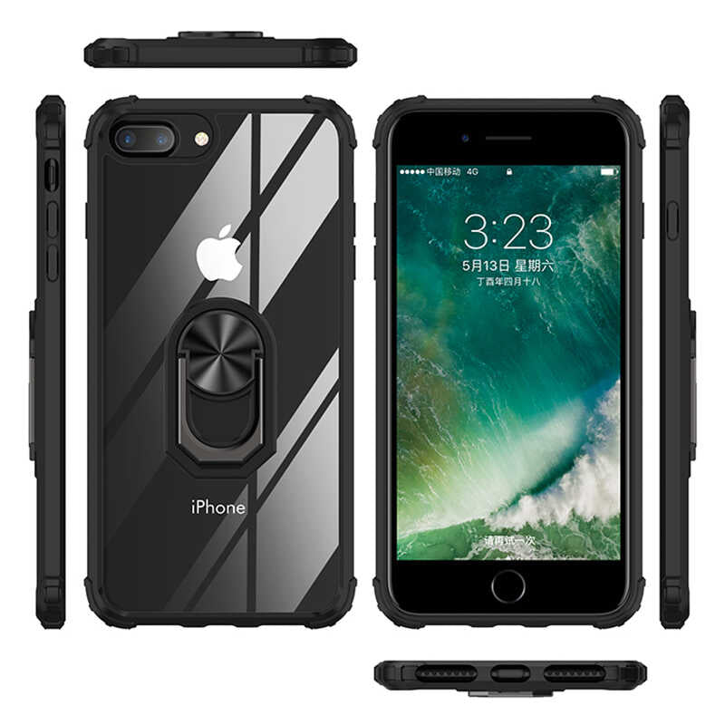 Apple iPhone 8 Plus Kılıf Zore Mola Kapak Yeşil