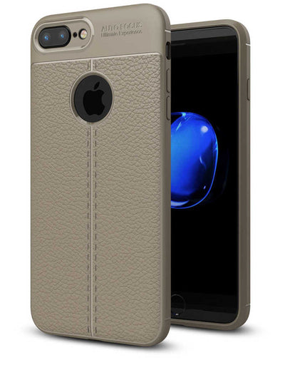 Apple iPhone 7 Plus Kılıf Zore Niss Silikon Kapak Lacivert