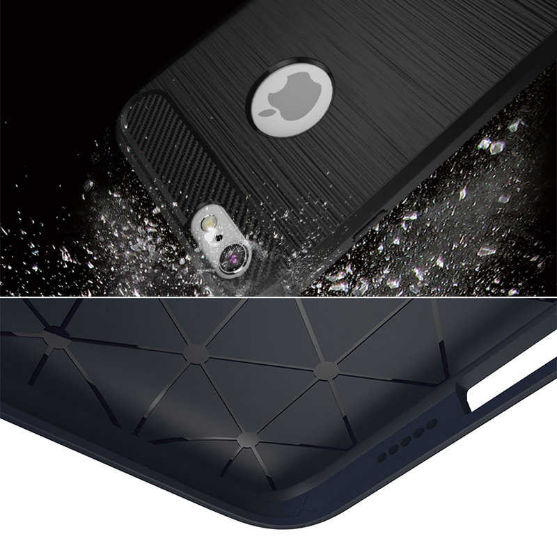 Apple iPhone 7 Plus Kılıf Zore Room Silikon Kapak Lacivert