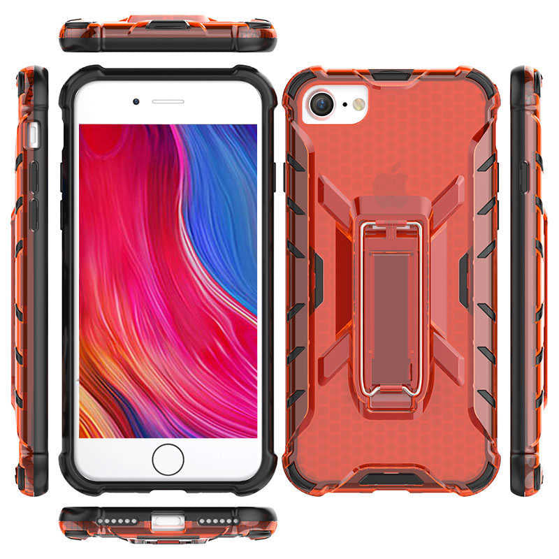 Apple iPhone 8 Kılıf Zore Klik Silikon Renksiz