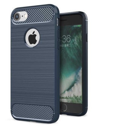 Apple iPhone 8 Kılıf Zore Room Silikon Kapak Lacivert