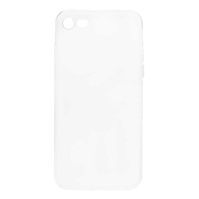 Apple iPhone 8 Kılıf Zore Süper Silikon Kapak Renksiz