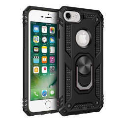 Apple iPhone 8 Kılıf Zore Vega Kapak Siyah