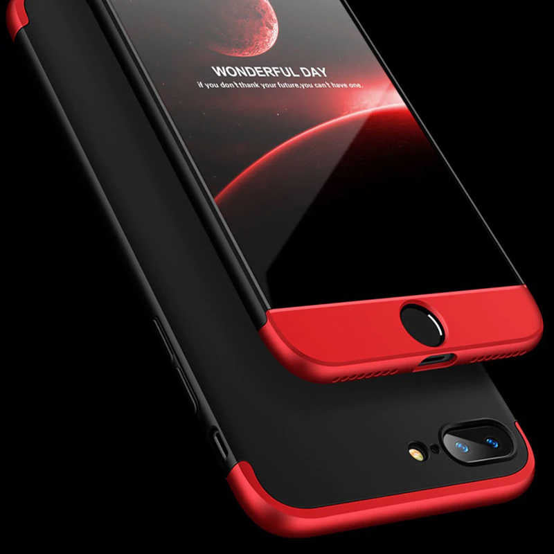 Apple iPhone 8 Plus Kılıf Zore Ays Kapak Siyah
