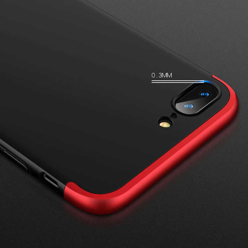 Apple iPhone 8 Plus Kılıf Zore Ays Kapak Siyah