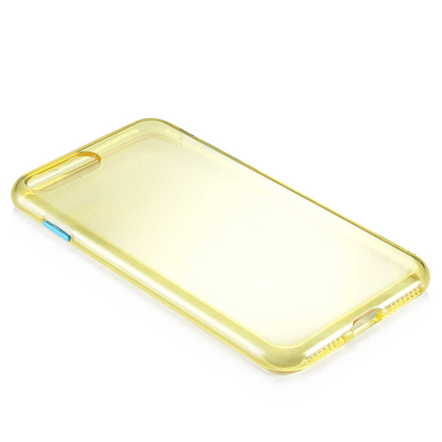 Apple iPhone 8 Plus Kılıf Zore Bistro Kapak Sarı
